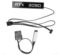 Gonetre Accessori per Computer Illuminazione Rgb Luci Rgb Schede Grafiche Scheda Grafica Luce 3 Pin 6 Pin 50 Cm Effetto Luce Sincronizza con la Scheda Madre Accessori Computer 5 V