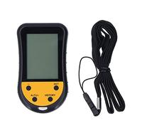 Gonetre Altimetro Digitale con Termometro Barometro a Bussola, Display LCD Retroilluminato Multifunzione per Escursionismo