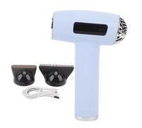 Gonetre Asciugacapelli con ugello da 200 W Portavoce Portatile per Batteria Incassato, USB Ricaricabile Leggero Leggero Portatile Freddo Freddo Asciugacapelli per Capelli per il Cielo Blu)