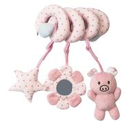 Gonetre Attività per Bambini Giocattolo Peluche Colori Vivi Carini Giocattoli Animali Stimolare lo Sviluppo Visivo Promuove la Percezione dei Colori Mobilità di sensibilità al per la (Rosa)