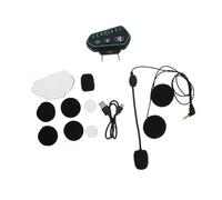 Gonetre Auricolare Bluetooth per Casco da Moto, Batteria Impermeabile | Riduzione del Rumore CSR 5.0, Altoparlante da 40 Mm, Portata 20 M, per Ciclismo Motociclismo, Chiamate in Vivavoce