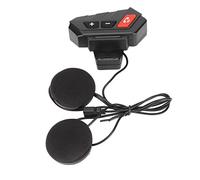 Gonetre Auricolare Bluetooth per Casco da Motociclista, Cuffia per Casco | V5.0+EDR, 40 Ore di Riproduzione, Chiamate in Vivavoce, Radio FM, Batteria da 1000 MAh, Promemoria Sonoro, Portata 10 M