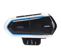 Gonetre Auricolare per Casco Moto Bluetooth, Auricolare Ultra Sottile con | Chip CSR con Microfono Antivento, Batteria da 450 MAh per 10 Ore di Utilizzo, Chiamate in Vivavoce e Connessione Multipunto
