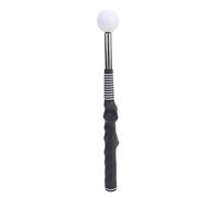 Gonetre Ausilio per L'allenamento dello Swing Retrattile, con Suono del per la Pratica Indoor e Outdoor, Migliora la Forza del Ritmo, Trainer per Swing da Golf per Destrimani per (Nera)