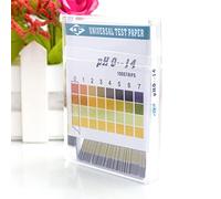 Gonetre Carta per Test PH 100 Fogli 0 a 14 Fogli di Prova con Misurazione Rapida Accurata Carta per Test di Alcali Acidi per Rilevamento della qualità Dell'acqua, Prodotti per la Cura