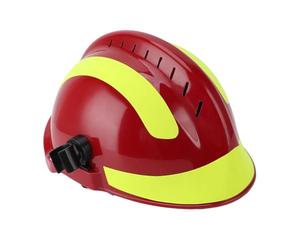 Gonetre Casco di Sicurezza di Salvataggio con Guscio Resistente Al Calore, | Calotta in ABS, Assorbimento degli Urti, Ritardante di Fiamma, Sottogola, Parte Superiore Ventilata, Soccorso All'aperto,