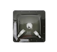 Gonetre Cupola Esterna di Ricambio per Lucernario per, 18 X 18 Pollici, | Compatibile con Aperture del Tetto da 14x14 Pollici, il Design Monopezzo Riduce la Formazione di Accumuli D'acqua, Include