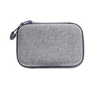 Gonetre Custodia da Viaggio per Borsa da Trasporto Impermeabile e Antiurto in Schiuma di Grande capacità per Accessori per Registratore Vocale AI, Grigio 5,5 X 3,9 X 1,4