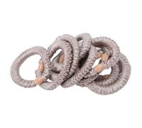 Gonetre Elastici per Capelli Sottili, Fascette Elastiche per Capelli da 10 Pezzi per Donna, Supporto per Coda di Cavallo Semplice e Alla Moda con Tessuto Liscio (Scrunchies magri)