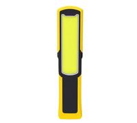 Gonetre Faro da Lavoro a LED con Display Digitale, Base Magnetica da | Batteria Ricaricabile da 6000 MAh, Doppio Gancio e Rotazione a 360°, Fascio Fendinebbia Rosso per Emergenza, Ricarica di
