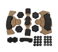 Gonetre Kit di Imbottitura di Imbottitura del Casco Mayer Mey Mery Meyrective Maye Protective Bike Bike Cuscshions Waterproof Comfort Regolable EVA Regolabile per Caschi Sportivi e (Deserto)