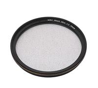 Gonetre Lente di diffusione nera Lente Nebbia Nera Filtro Nebbia Nero 1/2 Ritratto Diffusore Morbido Filtro Obiettivo Fotocamera Scratch per Video Vlog Fotografia 72 Mm (58mm)