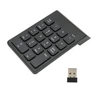 Gonetre Mini tastiera numerica senza fili tastiera numerica 2.4g Tastierino numerico senza fili Tasti cioccolato Plug and Play 18 tasti Numerico per contabile bancario