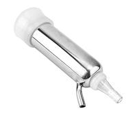 Gonetre Mungitrice Elettrica con Regolatore di Impulsi per Latte in Acciaio Inossidabile, Testa di Aspirazione del Latte per Allevatori di Bovini da Latte, Argentata, 20x5,5x5,5 Cm
