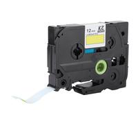 Gonetre Nastro per Etichette da 12 Mm Compatibile con per KZe 231 431 531 631 731, Lunghezza 8 M, su Bianco Rosso Blu Giallo Verde, Stampa Rapida, Stampa Trasparente, Adesivo Forte, per (Tze-631)