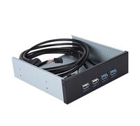Gonetre Pannello USB Drive Optical Drive a 4 Porte Muovi USB con 2xUSB3.0 e 2xusb2.0 Porte per il Computer Desktop PC Case di Plastica Industriale e Guscio di Ferro Industriali