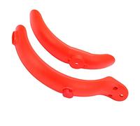 Gonetre Scooter Elettrico Set Ad Alta Resistenza ABS Mudguard Kit Mudguard Protettore Ruota Posteriore Anteriore per M365 PRO Pro2 1S Lite (Rosso)