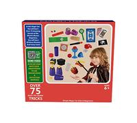 Gonetre Set di giocattoli magici per bambini, accessori educativi, kit di spettacolo magico con bacchette, tazze, palline, biglietti per bambini, ragazze, regali di compleanno