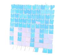 Gonetre Sfondo con Paillettes Pannello Glitter Parete Sfondo Alta Gloss Shimmer Decorazione Parete per Compleanno Festa di Nozze Decorazione 8 Pz 30x30cm (Blu)