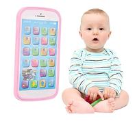 Gonetre Sound Arabic Learning Machine Interattivo Multifunzionale Dispositivo Touchscreen Educativo Precoce per Bambini Bambini in Lingua Inglese Lettura ABS Materiale (Rosa)
