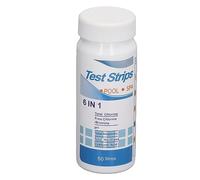 Gonetre Strisce Reattive PH da 100 Pezzi, 6 in 1 per Cloro Totale Privo di Cloro PH Alcalinità Durezza Acido Cianurico, Cartina di Tornasole per Piscina Spa Urina Saliva