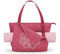 Gonex Borsa per Tappetino Yoga, Yoga con Tasche Multiple per Donne e Uomini, Pilates Mat Bag in Tela Resistente all'Acqua con Cerniera per Allenamento