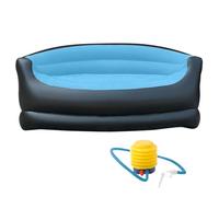 Gonfiabile Air Sofa Couch - Portable Folding Lounge Chair, Portatile Gonfiabile Divano con Pump Armrest | Blow Up Air Couch for Indoor Outdoor Travel Beach Lawn Garden Patio | Camping Lounge Chair