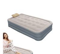 gonfiabile automatico gemello, letti gonfiabili per adulti - Camping Pupling Mattress gemello pompa integrata | Tampone per dormire a pavimento gonfiaggio pieghevole per il campeggio