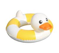 Gonfiabile Baby Float - Forma d' , anello di nuoto, per bambini | Retro Duck galleggiante dolce giocattolo | Nuoto giallo chiaro con supporto avambraccio per giochi in piscina e