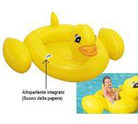 CANOTTO PAPERA GONFIABILE CON ALTOPARLANTE 98 X 95 X 61 CM
