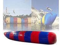 Gonfiabile catapulta d'acqua Jump Blob per il lago e il divertimento estremo all'aperto con pompa ad aria, adatto a tutte le età