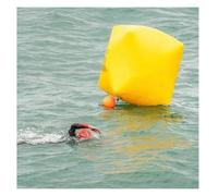 Gonfiabile cubo d'acqua galleggiante, indicatore di sicurezza ostacoli per piscina, lago, spiaggia, concorrenza, evento