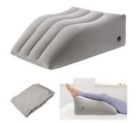 Gonfiabile Cuscino Alza Gambe Comfort per Dormire Circolazione Gonfiabile per Sollevamento Delle Gambe Cuscino a Cuneo Comodo per Il Sonno Recupero Postoperatorio Leg Migliorare la Circolazione