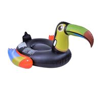 GONFIABILE FORMA DI TUCANO MATERASSO GALLEGGIANTE PISCINA SPIAGGIA 128X104X60CM