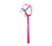 Gonfiabile, Giocattolo a Forma di Cavallo su Bastone, Leggero E Creativo, Decorazione per Feste, Giocattolo Gonfiabile a Forma, Rosa