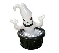 Gonfiabile Ice Bucket Cooler Ghost Design Blow up Drink Container | Raffreddatore gonfiabile della bevanda per l'estate all'aperto del cortile del cortile della piscina del partito