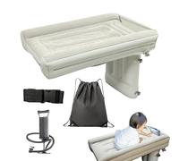 Gonfiabile per auto, sedile posteriore gonfiabile, pompa inclusa, per il sonno dei bambini, per il sedile posteriore, per auto, SUV, viaggi, campeggio, furgone, aereo, treno, attività all'aperto ed