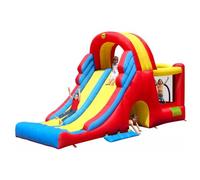 Gonfiabile per Bambini Castello Scivoli 600x215 con Gonfiatore Pompa