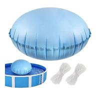 gonfiabile per piscina | Equalizzatore di ghiaccio per vasca da bagno per animali | 122x122 cm Equalizzatore di ghiaccio per piscina con corda per nuoto, spa, tubing, lago, giardino
