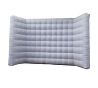 Gonfiabile Photo Wall - Sfondo portatile con luci LED, facile da installare per feste, matrimoni, compleanni ed eventi, colore: nero