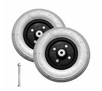 Gonfiabile Ruote Anteriori Ruote di Ricambio 8" x 2" (200x50), Antiscivolo Ruote per Carrozzina per Sedie A Rotelle Elettriche