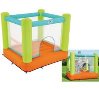 Bestway Bouncer salta e vola - mis. 194x175x170 cm - portata max 113 kg (3 bambini) - il kit include: 1 gonfiatore, 8 picchetti perl 'ancoraggio al terreno, kit di riparazione, sacca per il trasporto