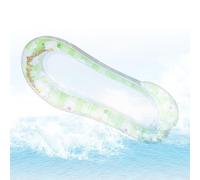 Gonfiabili per Piscina | Cuscino Ergonomico con Girasole e Lustrini,Lettino Lounge Amaca per Piscina - Per Festa in Acqua, Abbronzatura e Lago