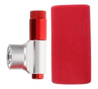 Gonfiatore Co2 per Bici Rosso Mini in Alluminio Portatile | Pneumatici e Valvole della Bicicletta, Soluzione Rapida a Bordo Strada, per Ciclisti e Mountain Biker