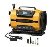 Gonfiatore Di Pneumatici Compressore D'aria For Auto Con Pompa Di Gonfiaggio Portatile A Doppia Alimentazione AC/DC For Gonfiatore For Pneumatici For Biciclette For Barche Gonfiabili Doppio For Auto D