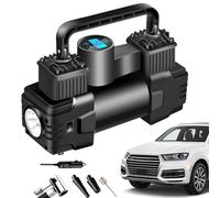 Gonfiatore Digitale per Pneumatici - Auto Portatile | Pneumatico per Auto elettrica | Pompa ad Aria, per Auto, Luce a LED, Utensili Pneumatici, Pompa Portatile Portatile, Gonfiatore per pneu