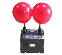 Gonfiatore elettrico for palloncini, B322 V5.0 Pompa elettrica for palloncini a doppio ugello, Pompa for palloncino da 1400 W con timer e contatore digitali, Funzione di memoria, Due modalità