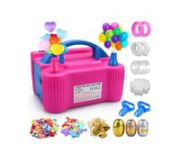 Gonfiatore Elettrico Gonfia Palloncini Pompa 600W 2 Beccucci Per Party Feste