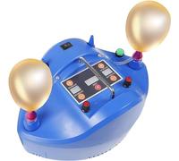 Gonfiatore elettrico per palloncini con doppio ugello, timer digitale e contatore, pompa ad aria senza sforzo include pedale per feste, eventi e celebrazioni
