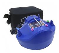 Gonfiatore elettrico per palloncini, pompa ad aria a doppio ugello con contatore timer digitale per un gonfiaggio rapido, include pedali per un uso conveniente